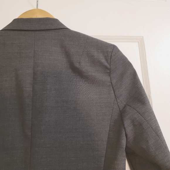 Club Monaco classic grey wool blazer sz 0 - Picture 4 of 8